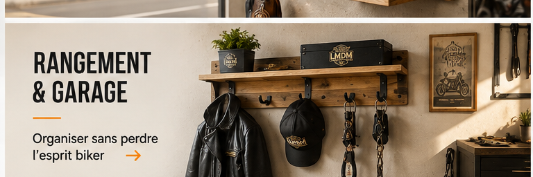 Rangement et garage motard