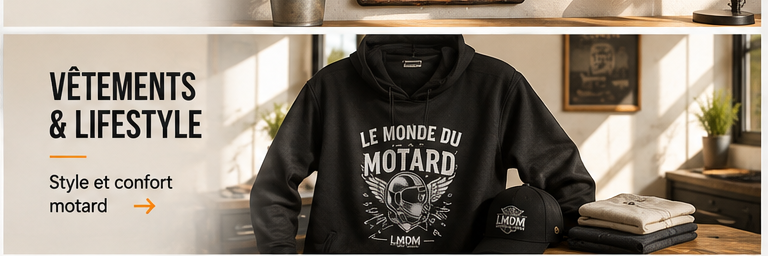 Vêtements et lifestyle motard