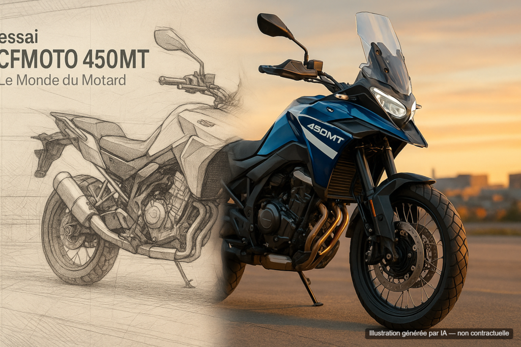 essai CFMOTO 450MT — Le Monde du Motard