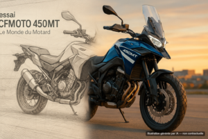 essai CFMOTO 450MT — Le Monde du Motard