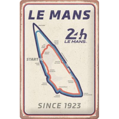 plaque métal 24h Le Mans — LeMondeDuMotard.fr