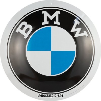 plaque métal BMW — LeMondeDuMotard.fr