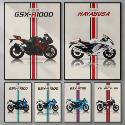poster GSX-R Suzuki — LeMondeDuMotard.fr