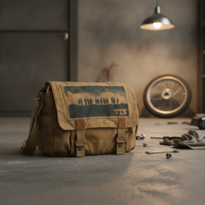 sac messager vintage toile — LeMondeDuMotard.fr