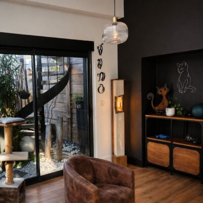 lampe béton design colonne — LeMondeDuMotard.fr