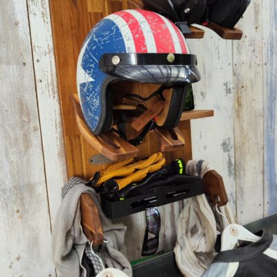 porte casque Paddock double artisanal