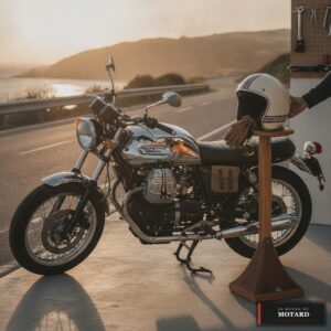 porte-casque Moto Guzzi — Le Monde du Motard
