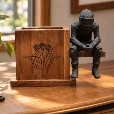 Vide-poche Motard Personnalisé — Pièce Unique en Atelier
