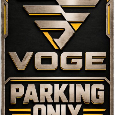 plaque moto VOGE parking — LeMondeDuMotard.fr
